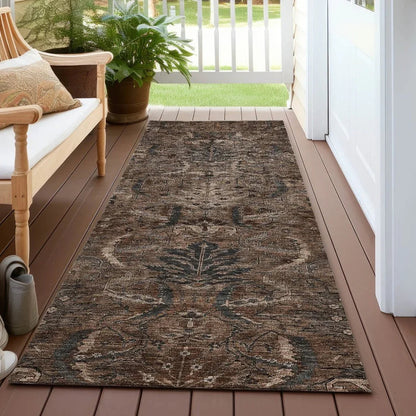 Rustica Fudge Washable Indoor-Outdoor Rug-Outdoor Rugs-LOOMLAN Rugs-LOOMLAN