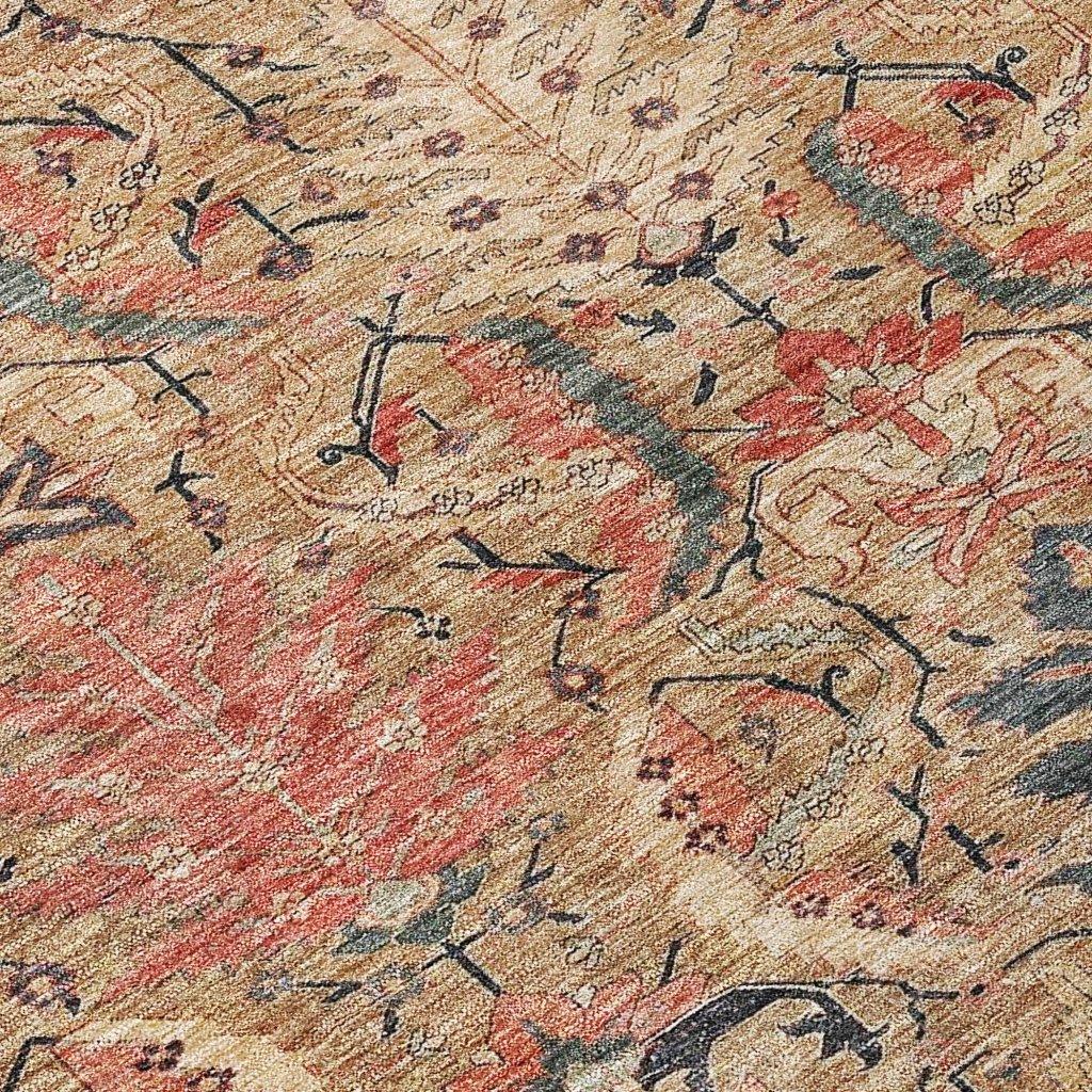 Rustica Khaki Washable Indoor-Outdoor Rug-Outdoor Rugs-LOOMLAN Rugs-LOOMLAN