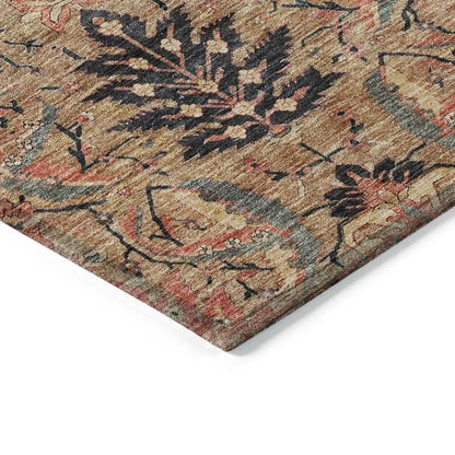Rustica Khaki Washable Indoor-Outdoor Rug-Outdoor Rugs-LOOMLAN Rugs-LOOMLAN