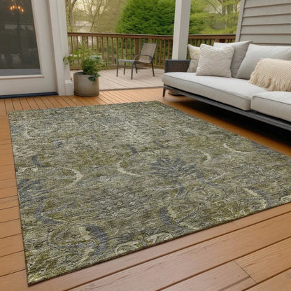 Rustica Taupe Washable Indoor-Outdoor Rug-Outdoor Rugs-LOOMLAN Rugs-LOOMLAN
