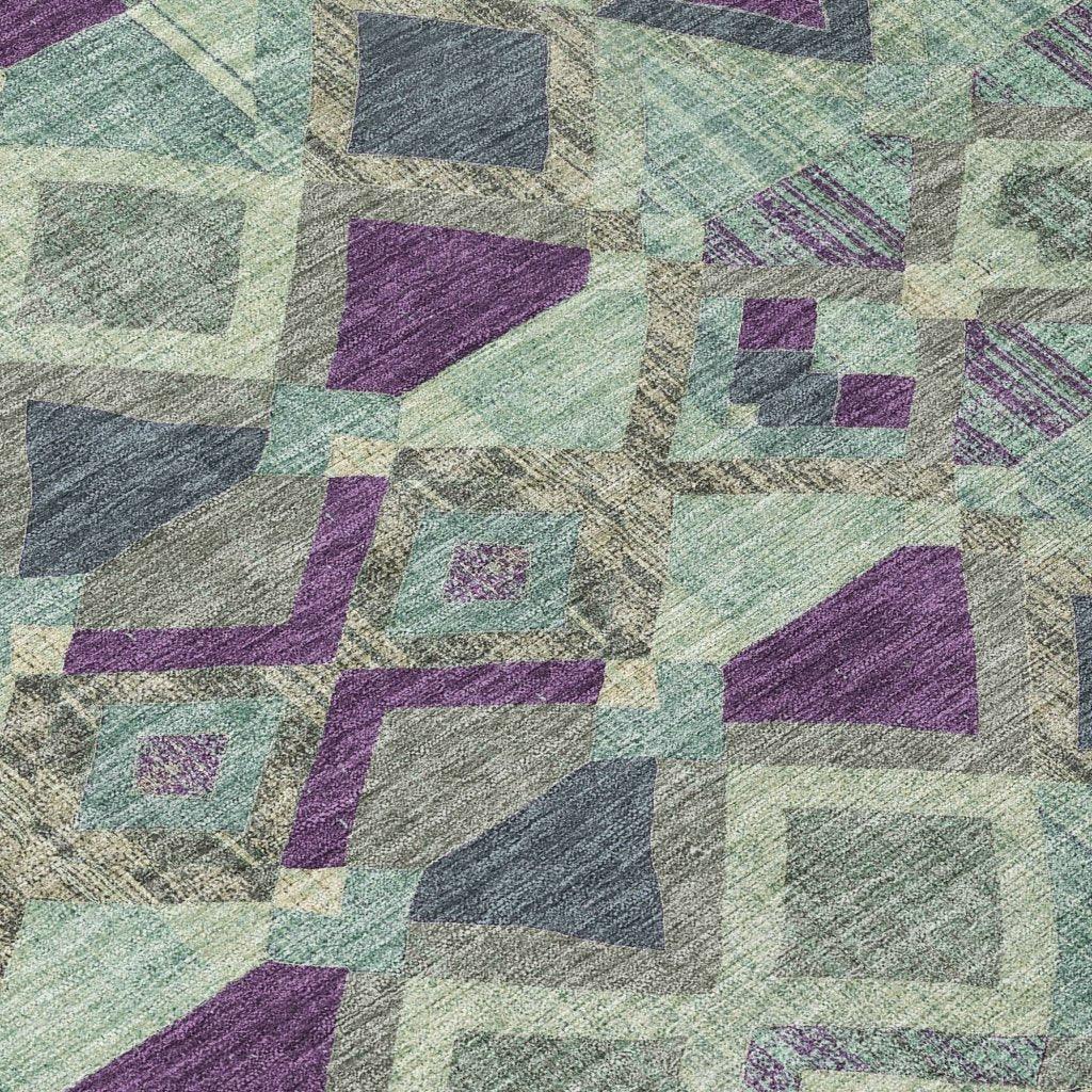 Rustira Blue Washable Indoor - Outdoor Rug - LOOMLAN - LOOMLAN Rugs - Outdoor Rugs