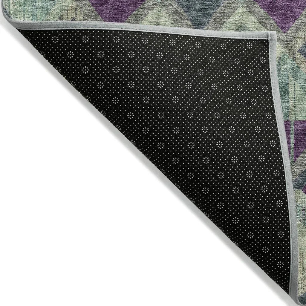 Rustira Blue Washable Indoor - Outdoor Rug - LOOMLAN - LOOMLAN Rugs - Outdoor Rugs