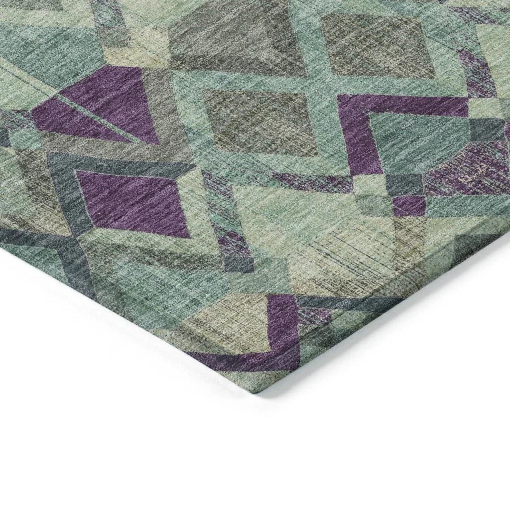 Rustira Blue Washable Indoor - Outdoor Rug - LOOMLAN - LOOMLAN Rugs - Outdoor Rugs