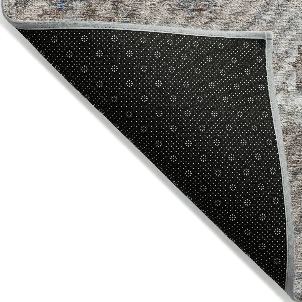 Ruvina Brown Washable Indoor - Outdoor Rug - LOOMLAN - LOOMLAN Rugs - Outdoor Rugs