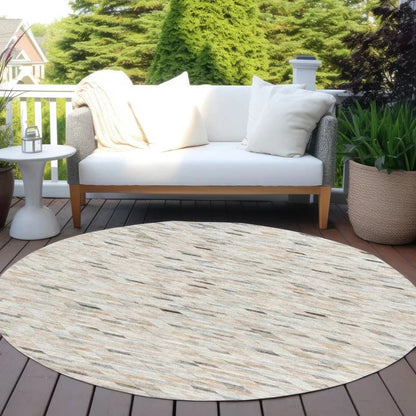 Ruzenth Ivory Washable Indoor - Outdoor Rug - LOOMLAN - LOOMLAN Rugs - Outdoor Rugs