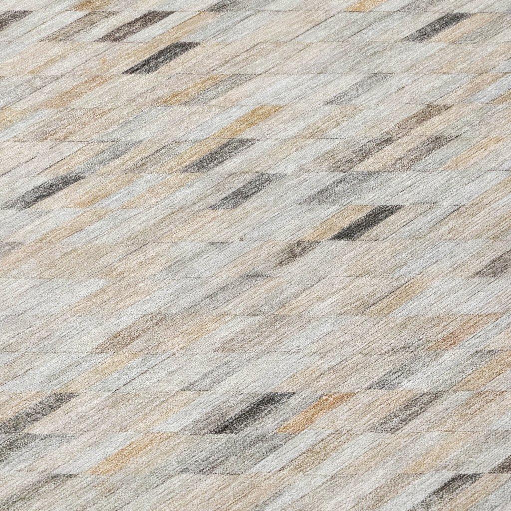 Ruzenth Ivory Washable Indoor - Outdoor Rug - LOOMLAN - LOOMLAN Rugs - Outdoor Rugs