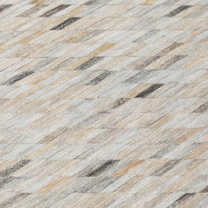 Ruzenth Ivory Washable Indoor - Outdoor Rug - LOOMLAN - LOOMLAN Rugs - Outdoor Rugs