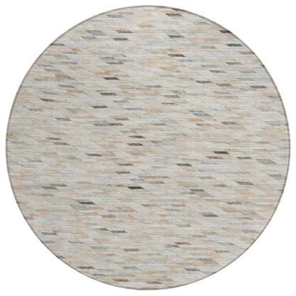Ruzenth Ivory Washable Indoor - Outdoor Rug - LOOMLAN - LOOMLAN Rugs - Outdoor Rugs