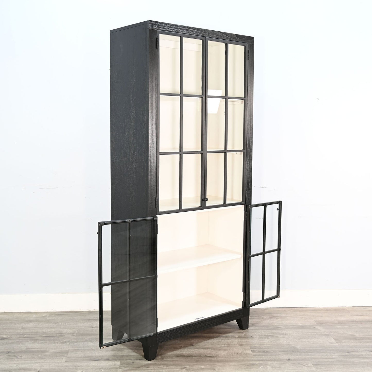 Ryan Wooden Black Bookcase