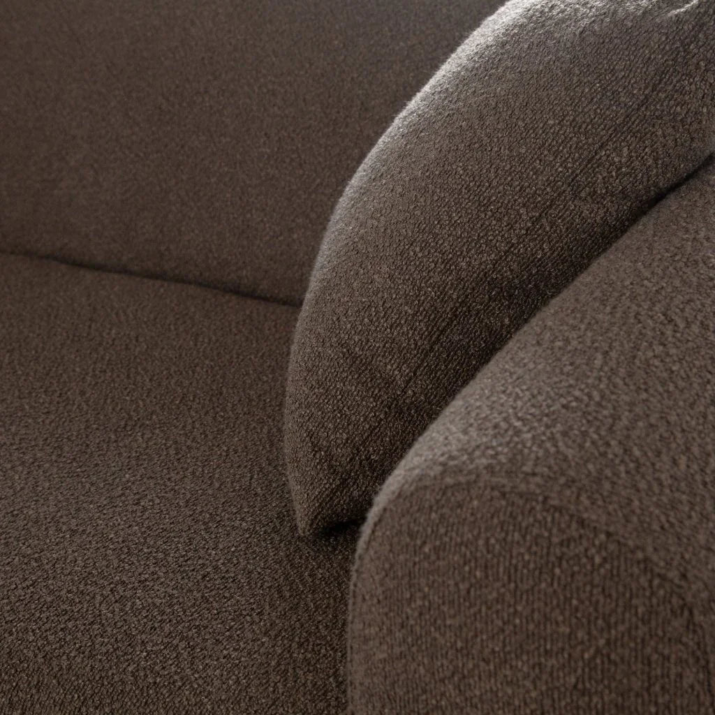Ryder Toffee Polyester Fabric Modern Sofa - LOOMLAN - Diamond Sofa - Sofas & Loveseats