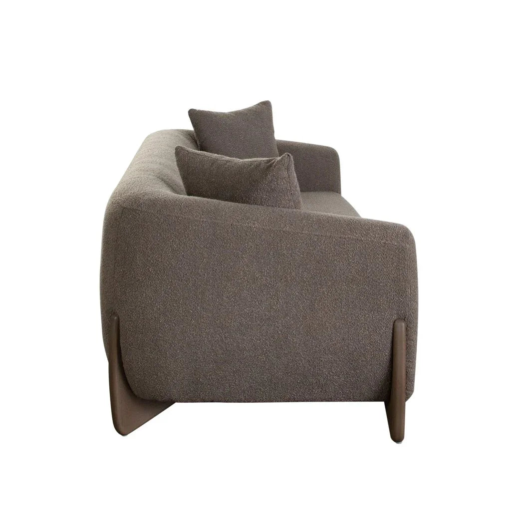 Ryder Toffee Polyester Fabric Modern Sofa - LOOMLAN - Diamond Sofa - Sofas & Loveseats
