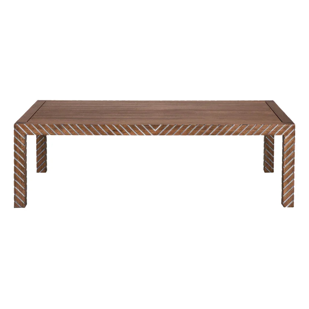 Ryder Wooden Brown Coffee Table - LOOMLAN - Noir - Coffee Tables