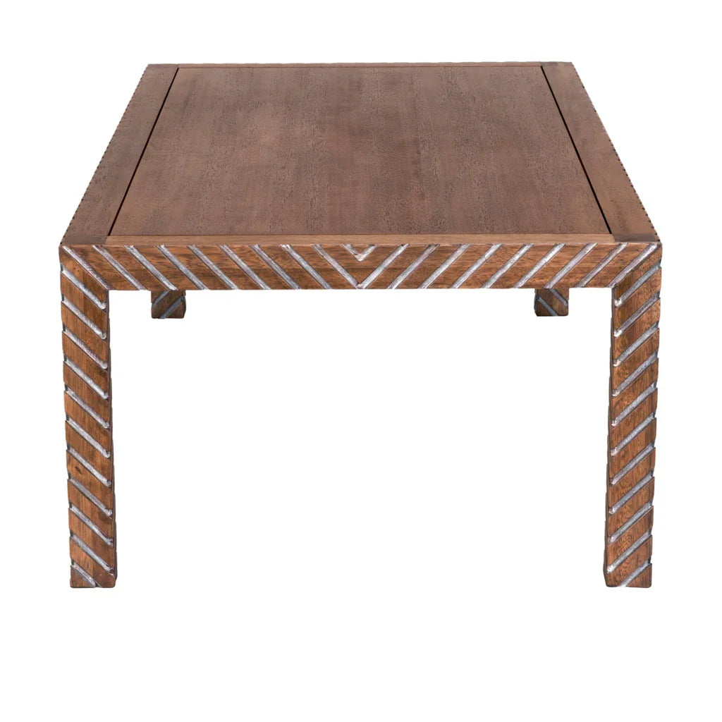 Ryder Wooden Brown Coffee Table - LOOMLAN - Noir - Coffee Tables