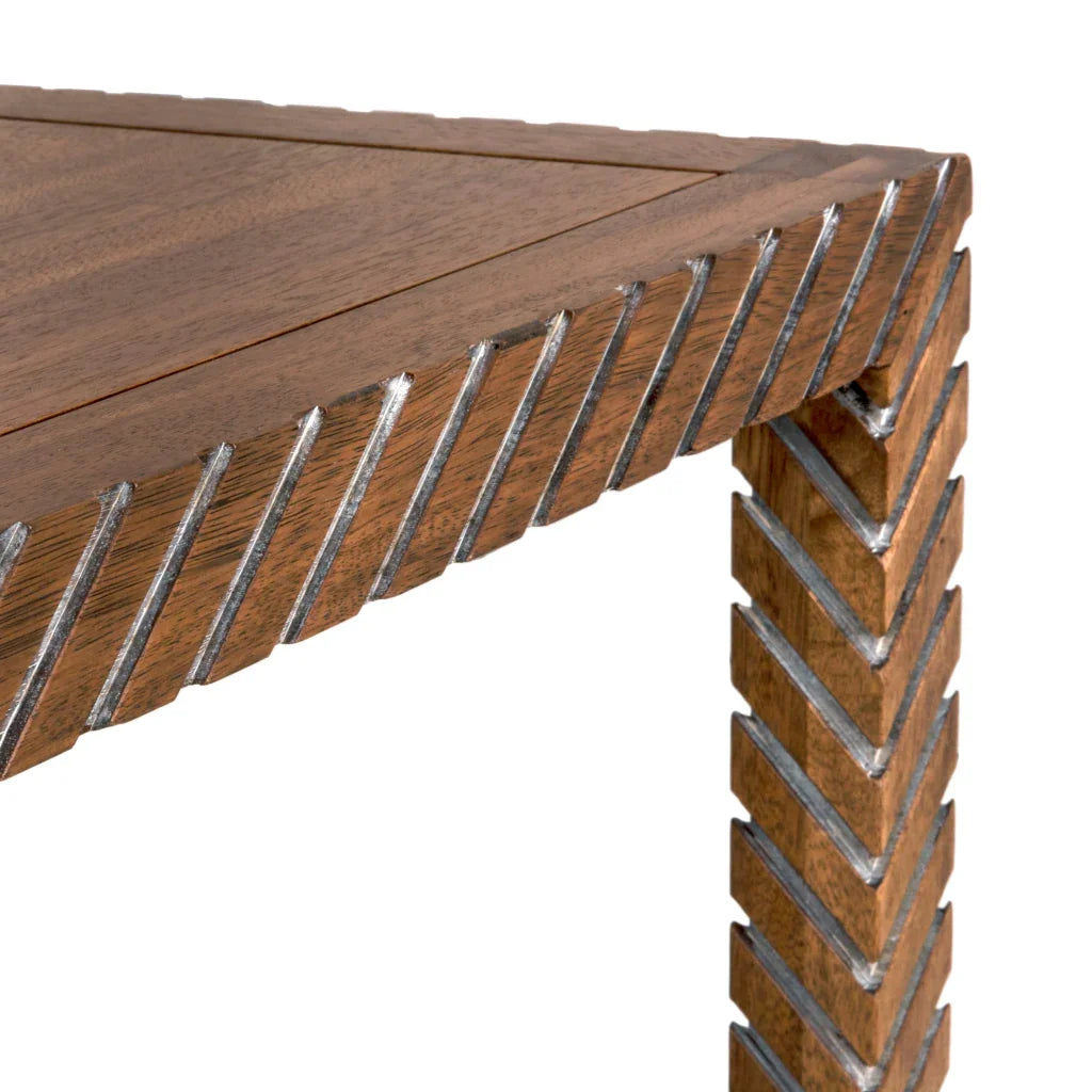 Ryder Wooden Brown Coffee Table - LOOMLAN - Noir - Coffee Tables