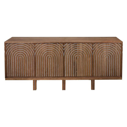 Ryder Wooden Brown Sideboard - LOOMLAN - Noir - Sideboards