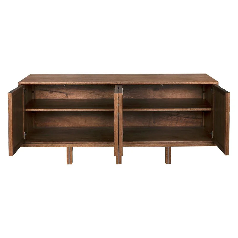 Ryder Wooden Brown Sideboard - LOOMLAN - Noir - Sideboards