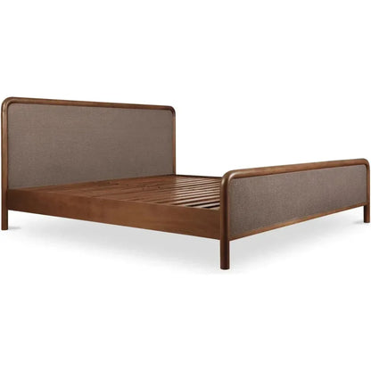 Rye Warm Brown Bed - LOOMLAN - Moe's Home - Beds