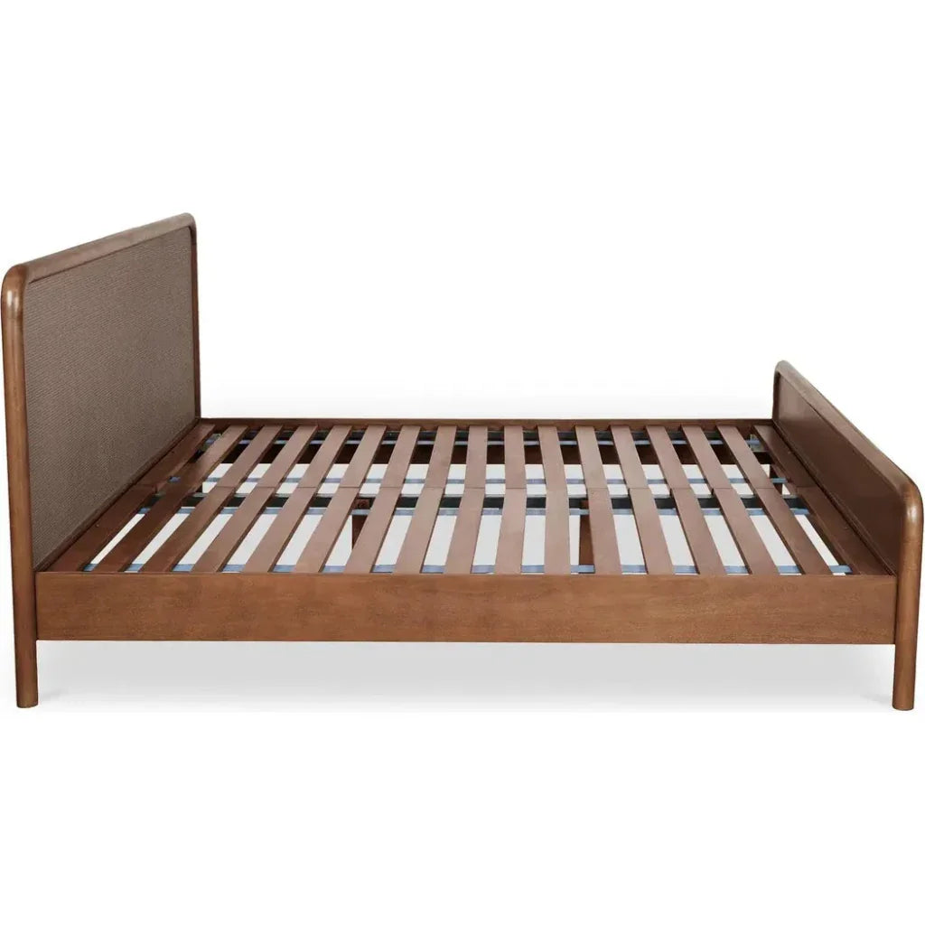 Rye Warm Brown Bed - LOOMLAN - Moe's Home - Beds