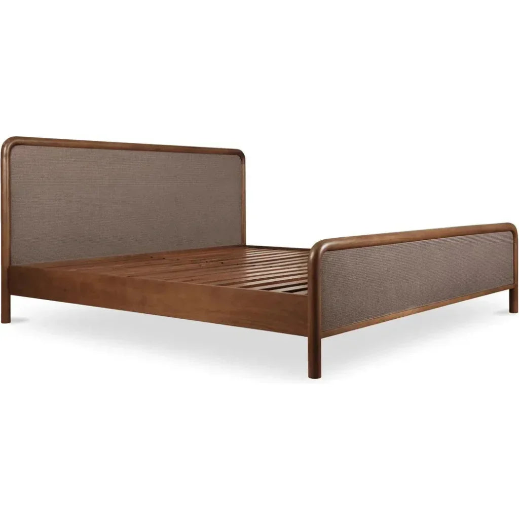 Rye Warm Brown Bed - LOOMLAN - Moe's Home - Beds