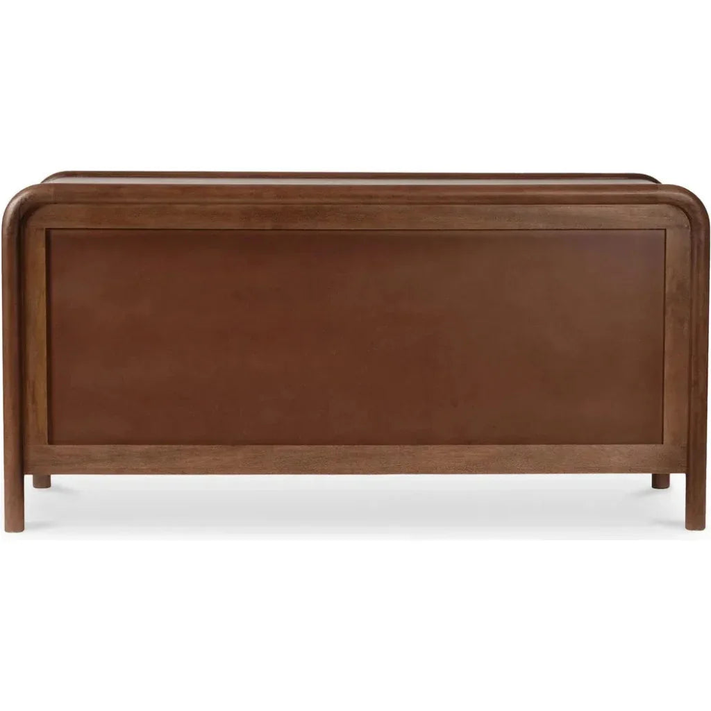 Rye Wood Warm Brown 6 Drawer Dresser - LOOMLAN - Moe's Home - Dressers