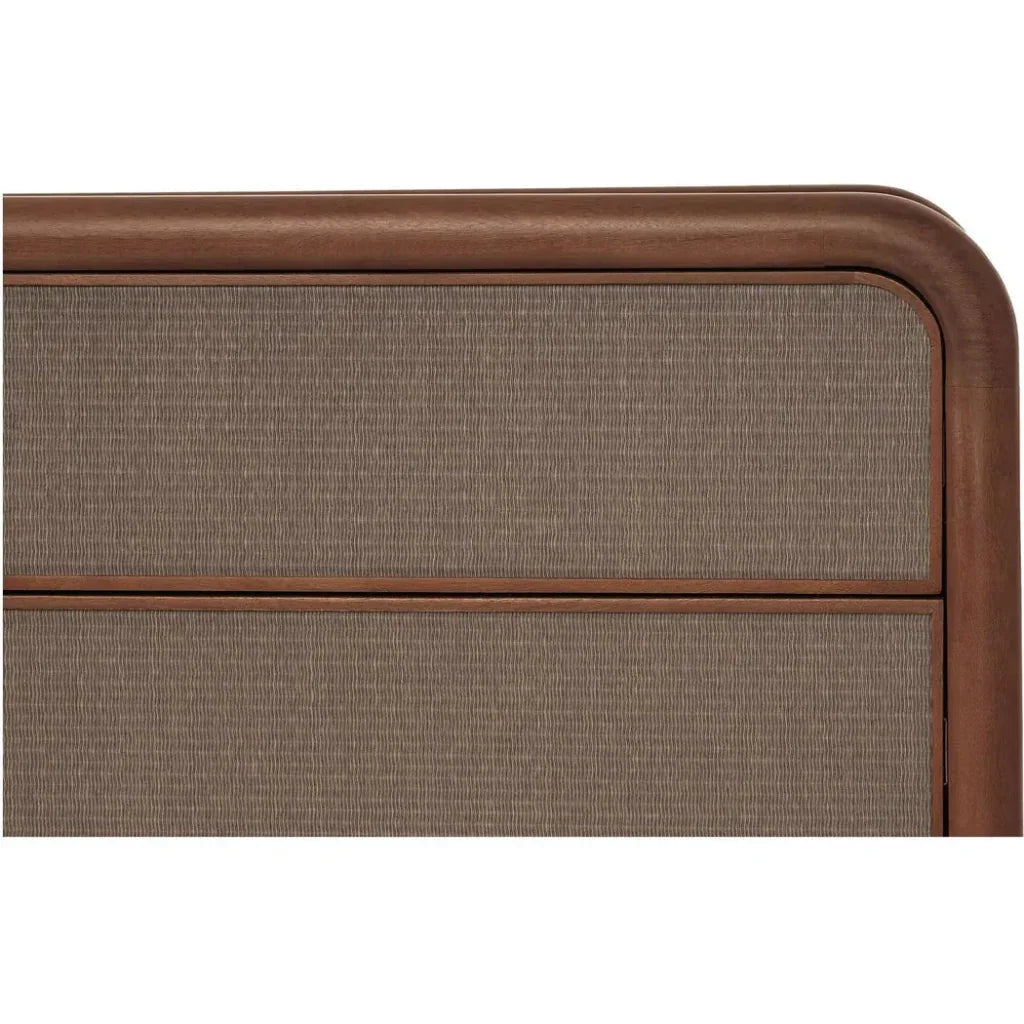 Rye Wood Warm Brown 6 Drawer Dresser - LOOMLAN - Moe's Home - Dressers