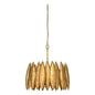 Ryland Antique Gold Leaf Finish Chandelier - LOOMLAN - Wildwood - Chandeliers