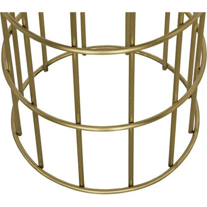 Ryley Counter Stool, Steel with Brass Finish - LOOMLAN - Noir - Counter Stools