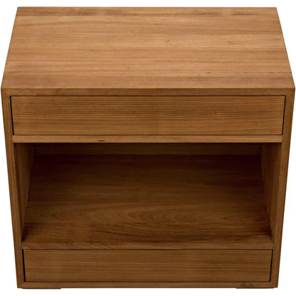 SL05 Teak Wood Rectangle Side Table - LOOMLAN - Noir - Side Tables