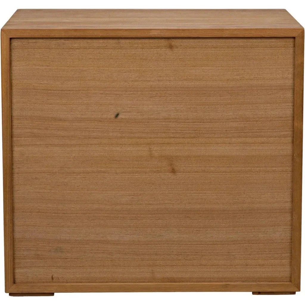 SL05 Teak Wood Rectangle Side Table - LOOMLAN - Noir - Side Tables