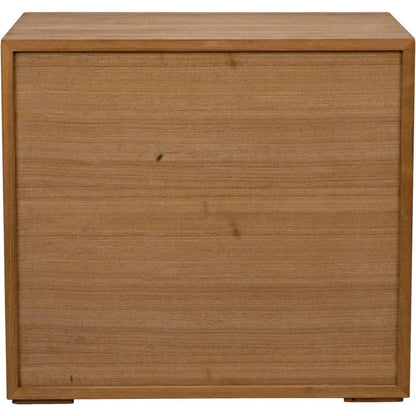 SL05 Teak Wood Rectangle Side Table - LOOMLAN - Noir - Side Tables