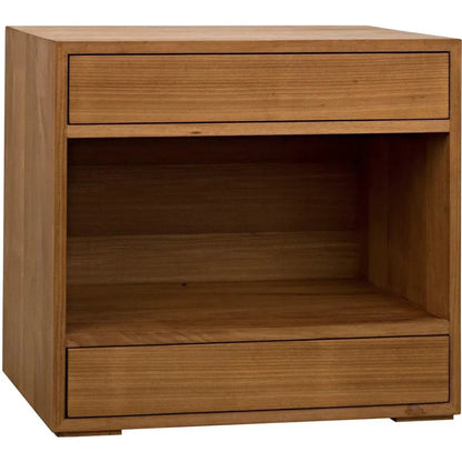 SL05 Teak Wood Rectangle Side Table - LOOMLAN - Noir - Side Tables