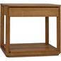 SL11 Teak Wood Rectangle Side Table - LOOMLAN - Noir - Side Tables