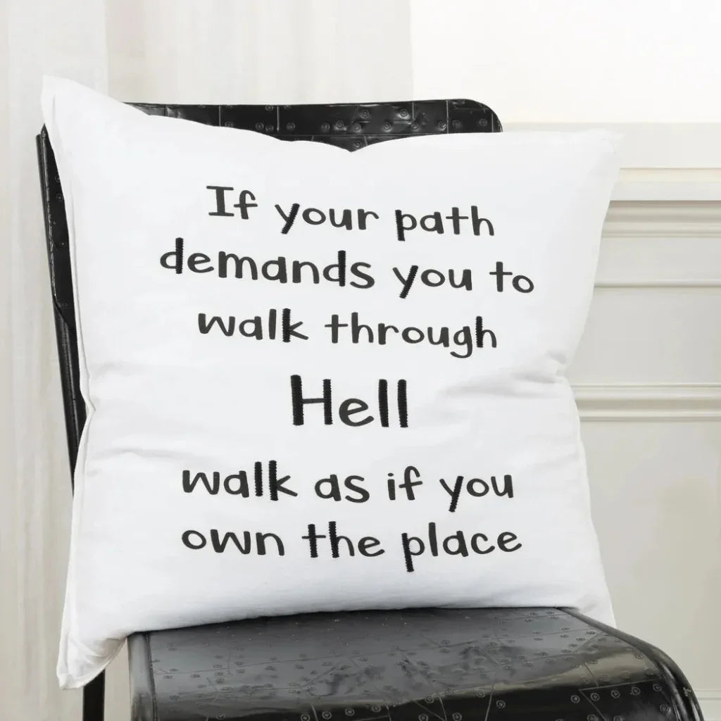 Saba Words Fun Decorative Throw Pillows Dawn Fill - LOOMLAN - LOOMLAN - Throw Pillows