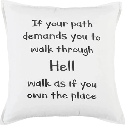 Saba Words Fun Decorative Throw Pillows Dawn Fill - LOOMLAN - LOOMLAN - Throw Pillows