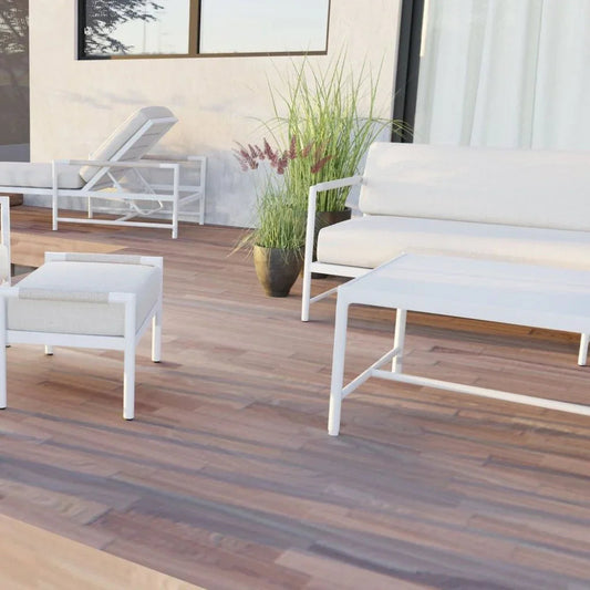 Sabbia Scratch-Resistant Outdoor Coffee Table-Outdoor Coffee Tables-Sunset West-LOOMLAN