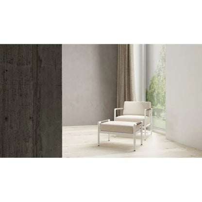 Sabbia Sunbrella Modern Outdoor Club Chair-Outdoor Accent Chairs-Sunset West-LOOMLAN