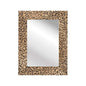 Sabor Hide On Hair Frame Wall Mirror - LOOMLAN - Wildwood - Wall Mirrors