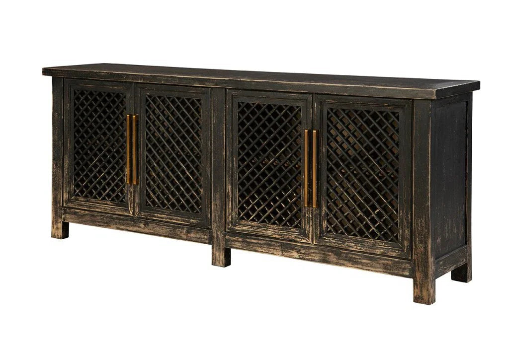 Sabre Wooden Black Sideboard - LOOMLAN - Furniture Classics - Sideboards