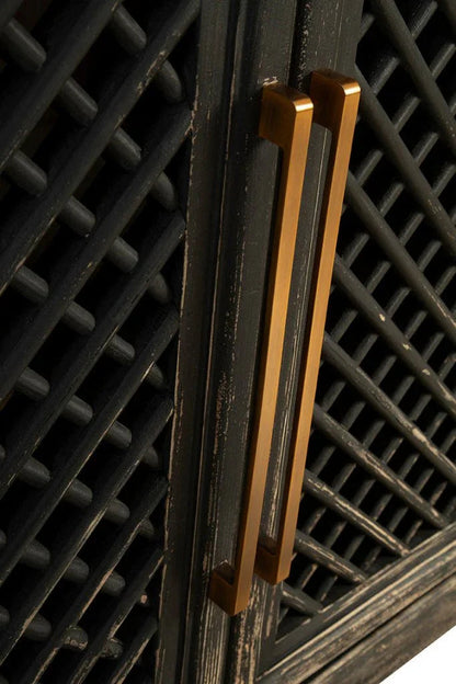 Sabre Wooden Black Sideboard - LOOMLAN - Furniture Classics - Sideboards