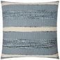 Sacred Valley Baltic Stripes Blue Large Throw Pillow - LOOMLAN - D.V. Kap - Throw Pillows