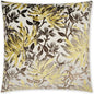 Sadah Floral Yellow Brown Large Throw Pillow Insert - LOOMLAN - D.V. Kap - Throw Pillows