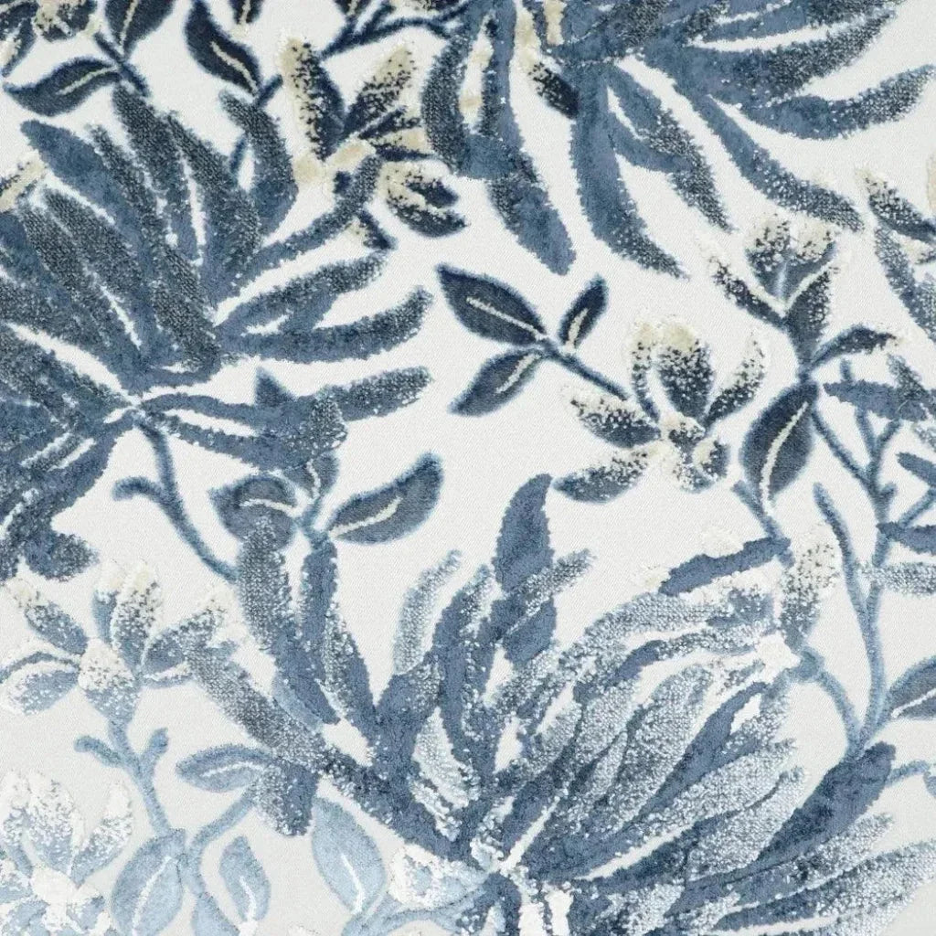 Sadah Royal Floral Blue Large Throw Pillow Insert - LOOMLAN - D.V. Kap - Throw Pillows