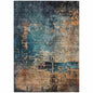 Sadeeya Teal Washable Indoor - Outdoor Rug - LOOMLAN - LOOMLAN Rugs - Outdoor Rugs