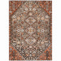 Saelain Brown Washable Indoor-Outdoor Rug