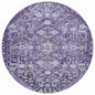Saelain Purple Washable Indoor-Outdoor Rug