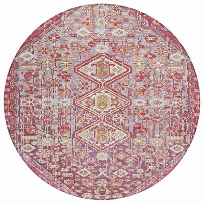 Saelain Red Washable Indoor-Outdoor Rug