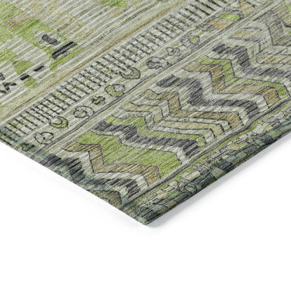 Saelanor Beige Washable Indoor-Outdoor Rug