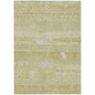 Saelanor Tan Washable Indoor-Outdoor Rug