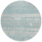 Saelanor Teal Washable Indoor-Outdoor Rug