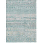 Saelanor Teal Washable Indoor-Outdoor Rug